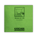KARCHER Microspun Microfibre Cloth, Green 33382500