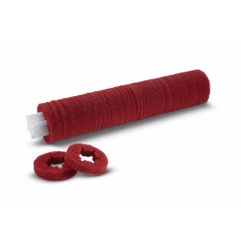 KARCHER Roller Pad On Sleeve, Medium, Red, 530 mm