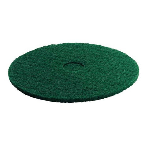 KARCHER 5 Pk Of Pads, Medium-Hard, Green, 356 mm