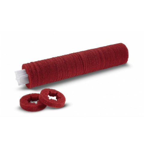 KARCHER Roller Pad On Sleeve, Medium, Red, 450 mm